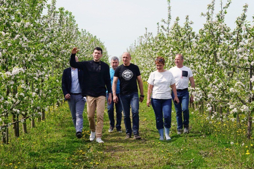 Алиханов анонсировал расширение яблоневых садов в Калининградской области