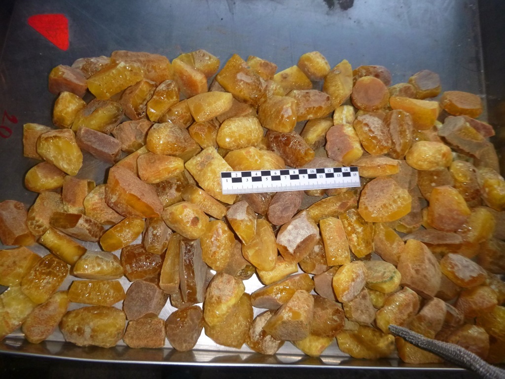 Двоих жителей Калининградской области будут судить за попытку контрабанды янтаря на 7,2 млн рублей